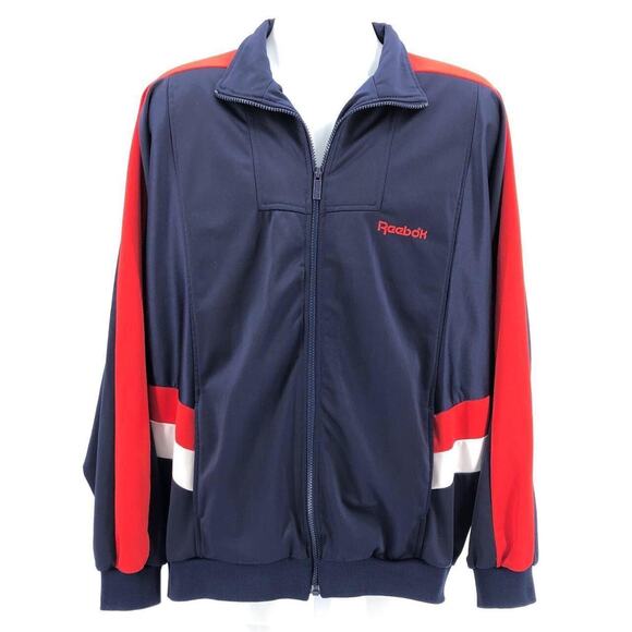 90s Reebok Sport color block track jacket 1990s vintage - Picture 1 of 4